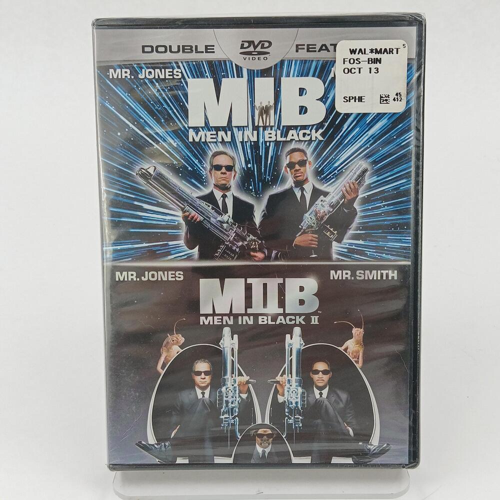 Men In Black / Men In Black II DVD Smith Jones PG-13 Sony New Sealed Sci-Fi